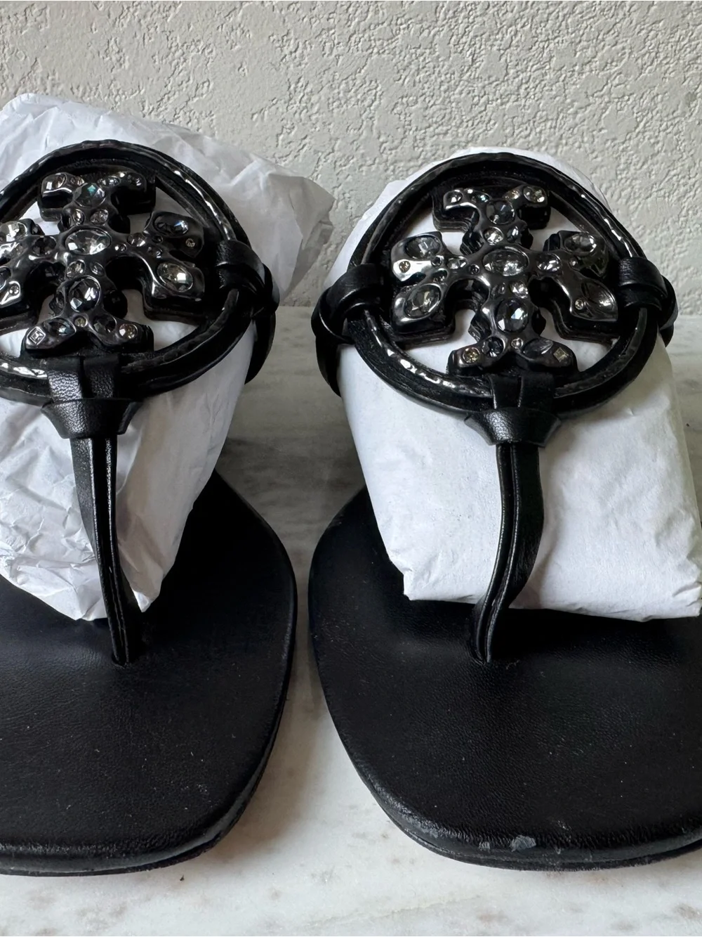 Tory Burch Miller Jewel Embellished Sandals